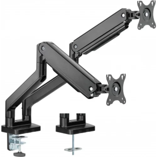 Кронштейн для мониторов Ultramounts UM731 черный 17"-35" макс.16кг крепление к столешнице поворот и