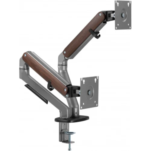Кронштейн для мониторов Ultramounts UM735WD серый/коричневый 17"-27" макс.7кг крепление к столешнице
