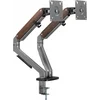 Кронштейн для мониторов Ultramounts UM735WD серый/коричневый 17"-27" макс.7кг крепление к столешнице