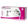 Кронштейн для мониторов Ultramounts UM736 черный 17"-32" макс.8кг крепление к столешнице поворот и н