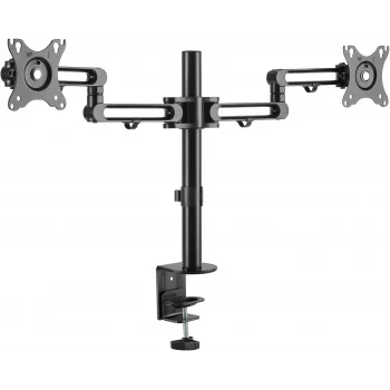 Кронштейн для мониторов Ultramounts UM737 черный 17"-32" макс.8кг крепление к столешнице поворот и н