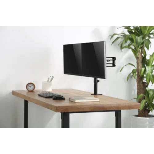 Кронштейн для мониторов Ultramounts UM737 черный 17"-32" макс.8кг крепление к столешнице поворот и н