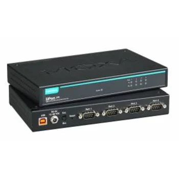 UPort 1450I 4-портовый преобразователь USB в RS-232/422/485 с изоляцией 2 КВ MOXA