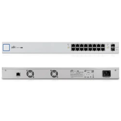 Коммутатор Ubiquiti UniFi Switch PoE, 16 портов, 150W