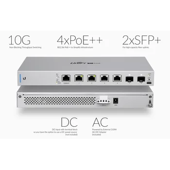 Коммутатор Ubiquiti UniFi Switch XG PoE 10Gb/s