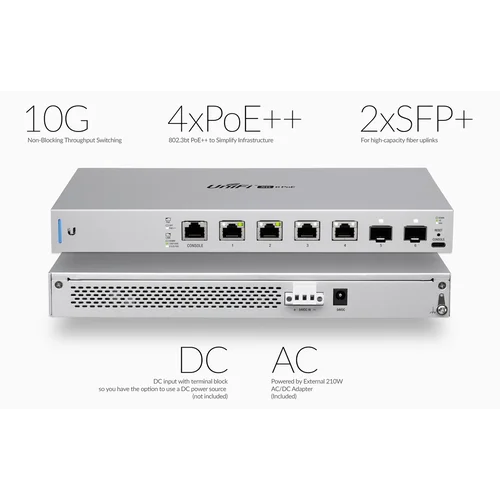 Коммутатор Ubiquiti UniFi Switch XG PoE 10Gb/s