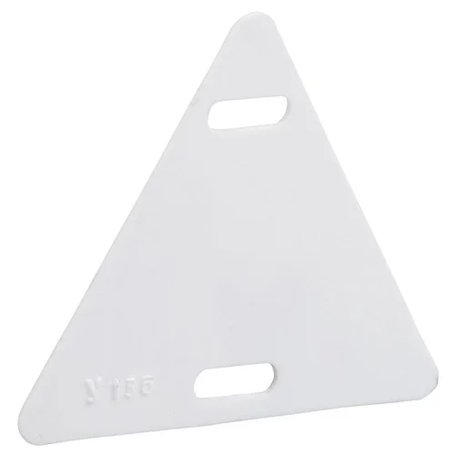 Бирка кабельная маркировочная У-136 55х55х55мм (треугольник) IEK UZMA-BIK-Y136-T