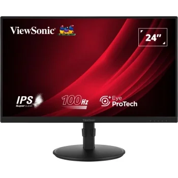 Монитор ViewSonic 23.8" VA2408-HDJ черный IPS LED 16:9 HDMI матовая HAS Piv 250cd 178гр/178гр 1920x1