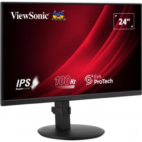 Монитор ViewSonic 23.8" VA2408-HDJ черный IPS LED 16:9 HDMI матовая HAS Piv 250cd 178гр/178гр 1920x1