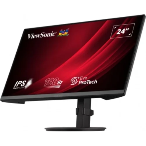 Монитор ViewSonic 23.8" VA2408-HDJ черный IPS LED 16:9 HDMI матовая HAS Piv 250cd 178гр/178гр 1920x1