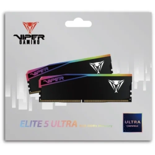 Память DDR5 2x32GB 6000MHz Patriot VEUR564G6028K Viper Elite 5 Ultra RGB RTL Gaming PC5-48000 CL28
