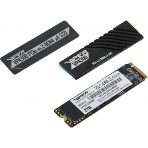 Накопитель SSD Patriot PCIe 4.0 x4 2TB VP4300-2TBM28H Viper VP4300 M.2 2280
