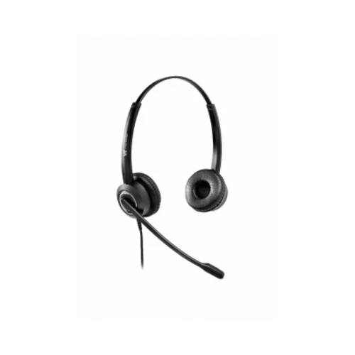 Проводная гарнитура VT6200-D QD(P)-RJ9(03), Дуо, HD звук, QD, переходник QD-RJ09(03)