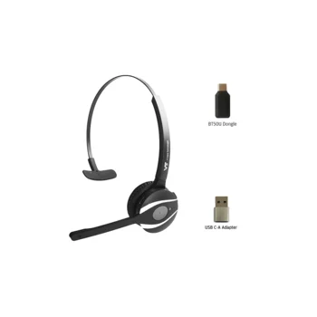 Гарнитура VT9200, Моно, HD звук, 30м Bluetooth, USB Type-C Dongle