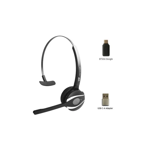 Гарнитура VT9200, Моно, HD звук, 30м Bluetooth, USB Type-C Dongle