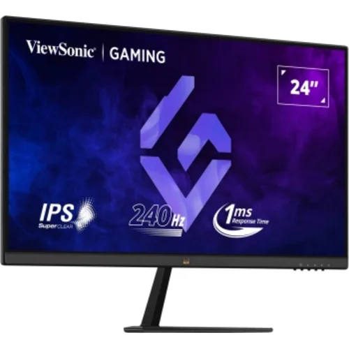 Монитор ViewSonic 23.8" VX2479A-HD-PRO черный IPS LED 1ms 16:9 HDMI матовая 1000:1 250cd 178гр/178гр