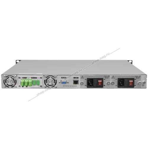 Оптический усилитель VERMAX для сетей КТВ, 18dBm выход, 2 входа