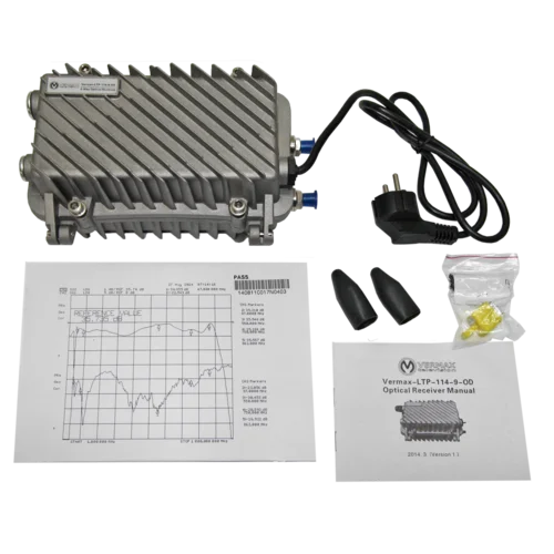Приёмник оптический для сетей КТВ Vermax-LTP-114-9-OD