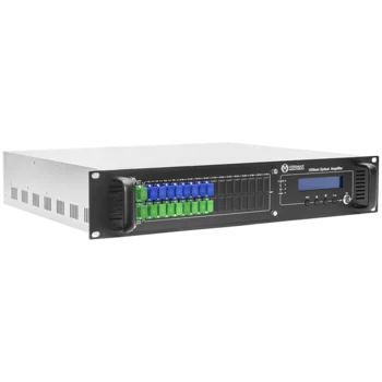 Оптический усилитель VERMAX для сетей КТВ, 2 входа, 16*15dBm выхода, WDM фильтр PON