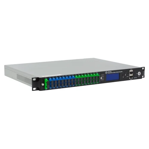 Оптический усилитель VERMAX для сетей КТВ, 2 входа, 16*20dBm выход, CWDM 1310/1490/1550, 1U