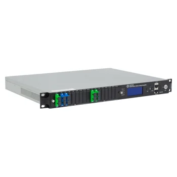 Оптический усилитель VERMAX для сетей КТВ, 2 входа, 4*24dBm выход, CWDM 1310/1490/1550, RT1, 1U