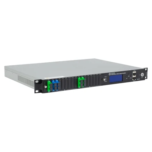Оптический усилитель VERMAX для сетей КТВ, 2 входа, 4*18dBm выход, CWDM 1310/1490/1550, RT1, 1U