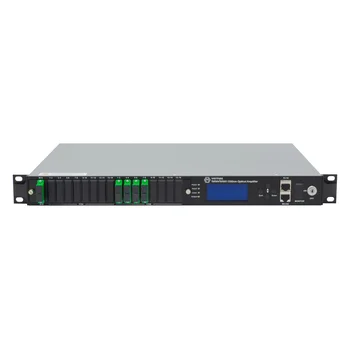 Оптический усилитель VERMAX для сетей КТВ, 2 входа, 8*23dBm выход, RT1, 1U