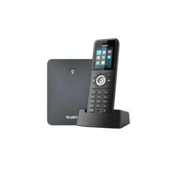 DECT-трубка Yealink W79P DECT (база W70B+трубка W59R) до 10 SIP-аккаунтов, до 10 трубок на базу, до 20 одноврем. вызовов