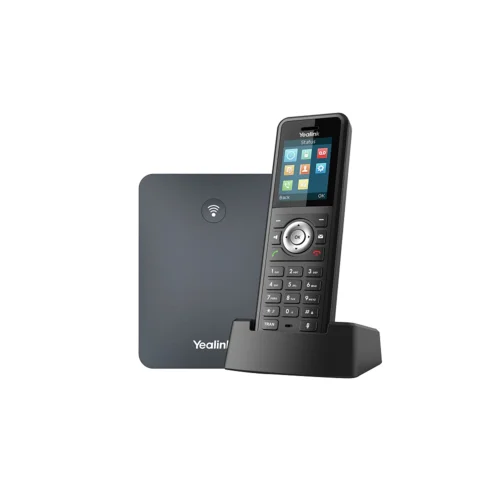 DECT-трубка Yealink W79P DECT (база W70B+трубка W59R) до 10 SIP-аккаунтов, до 10 трубок на базу, до 20 одноврем. вызовов