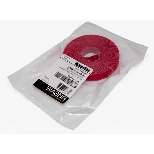 Лента (липучка) в рулоне, ширина 16 мм, длина 5 м, красная