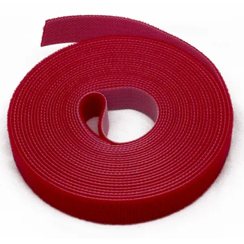Лента (липучка) в рулоне, ширина 16 мм, длина 5 м, красная