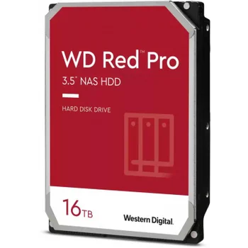 Жесткий диск WD SATA-III 16Tb WD161KFGX NAS Red Pro (7200rpm) 512Mb 3.5"