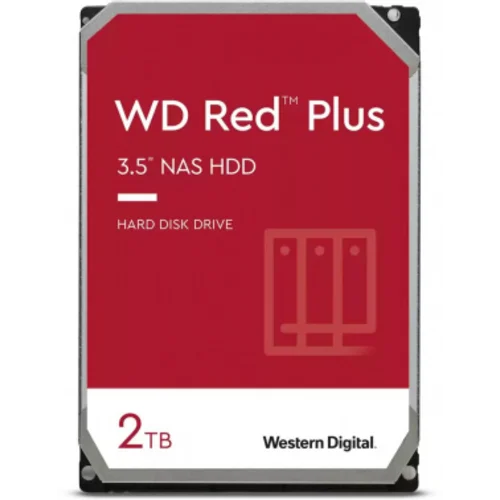 Жесткий диск WD SATA-III 2TB WD20EFPX NAS Red Plus (5400rpm) 64Mb 3.5"