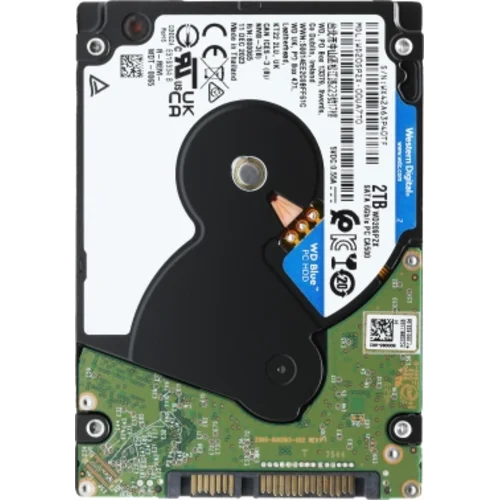 Жесткий диск WD SATA-III 2Tb WD20SPZX Notebook Blue (5400rpm) 128Mb 2.5"