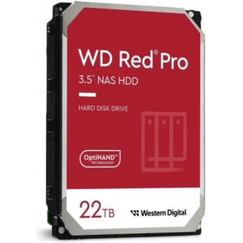 Жесткий диск WD SATA-III 22TB WD221KFGX NAS Red Pro (7200rpm) 512Mb 3.5"