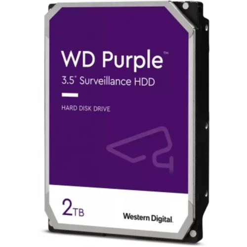 Жесткий диск WD SATA-III 2TB WD23PURZ Surveillance Purple (5400rpm) 64Mb 3.5"