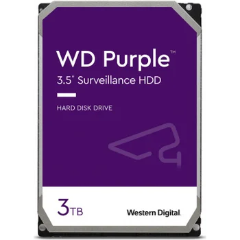 Жесткий диск WD SATA-III 3TB WD33PURZ Surveillance Purple (5400rpm) 256Mb 3.5"