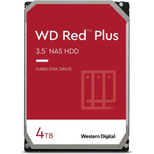 Жесткий диск WD SATA-III 4TB WD40EFPX NAS Red Plus (5400rpm) 256Mb 3.5"