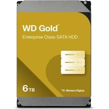 Жесткий диск WD SATA-III 6TB WD6004FRYZ Desktop Gold 512E (7200rpm) 256Mb 3.5"
