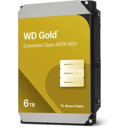 Жесткий диск WD SATA-III 6TB WD6004FRYZ Desktop Gold 512E (7200rpm) 256Mb 3.5"
