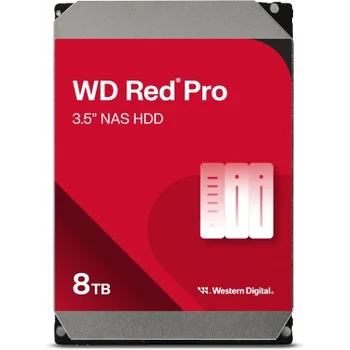 Жесткий диск WD SATA-III 8TB WD8005FFBX NAS Red Pro (7200rpm) 256Mb 3.5"