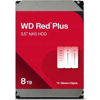 Жесткий диск WD SATA-III 8TB WD80EFPX NAS Red Plus (5640rpm) 256Mb 3.5"