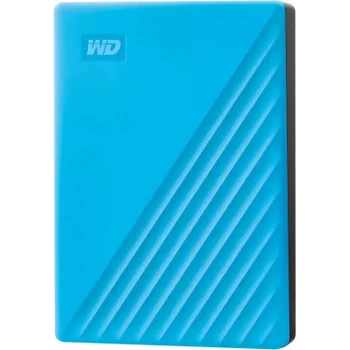 Жесткий диск WD USB 3.0 4Tb WDBPKJ0040BBL-WESN My Passport 2.5" голубой