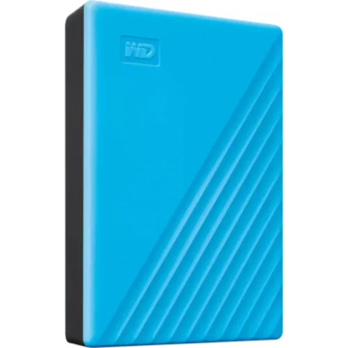 Жесткий диск WD USB 3.0 4Tb WDBPKJ0040BBL-WESN My Passport 2.5" голубой