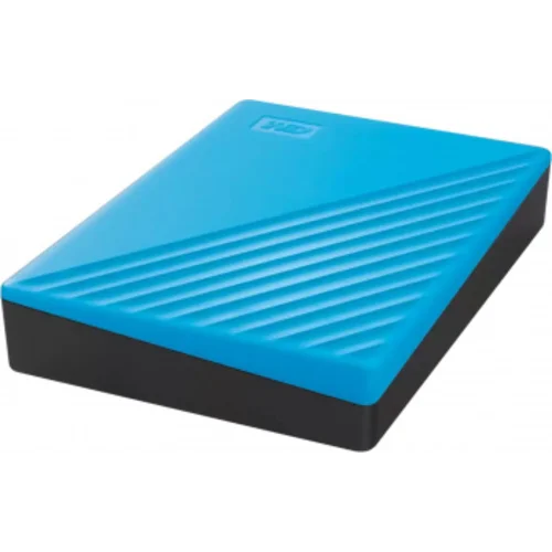 Жесткий диск WD USB 3.0 4Tb WDBPKJ0040BBL-WESN My Passport 2.5" голубой
