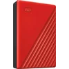 Жесткий диск WD USB 3.2 Gen 1 4Tb WDBPKJ0040BRD-WESN My Passport 2.5" красный