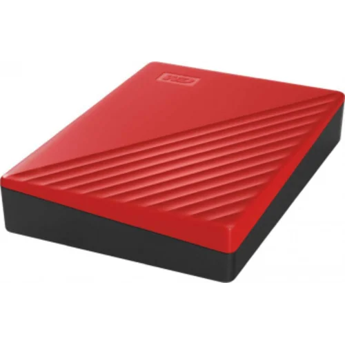 Жесткий диск WD USB 3.2 Gen 1 4Tb WDBPKJ0040BRD-WESN My Passport 2.5" красный