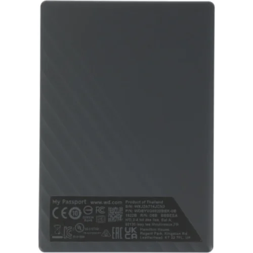 Жесткий диск WD USB 3.0 2Tb WDBYVG0020BBK-WESN My Passport 2.5" черный