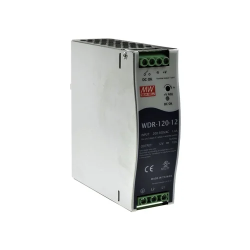 WDR-120-12 Блок питания на DIN-рейку, 12В, 10А, 120Вт Mean Well