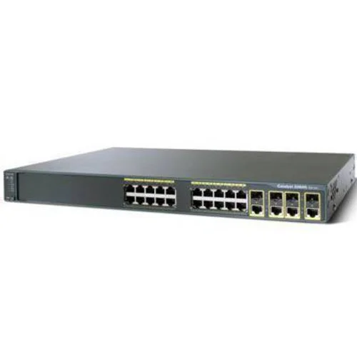 Коммутатор Cisco Catalyst WS-C2960G-24TC-L (некондиция, 1порт RJ45 работает до 100 Mbps)